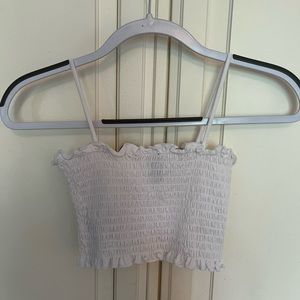White Crop Top